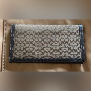 Vintage Signature Coach Checkbook Holder